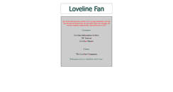 Desktop Screenshot of lovelinefan.com